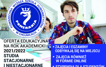 Oferta edukacyjna na rok akademicki 2021/2022