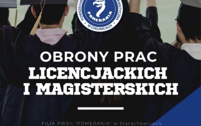 Obrony prac licencjackich i magisterskich