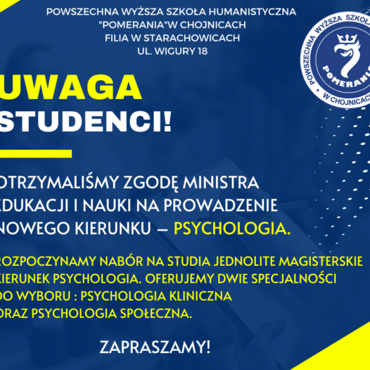 Psychologia – Nowy Kierunek