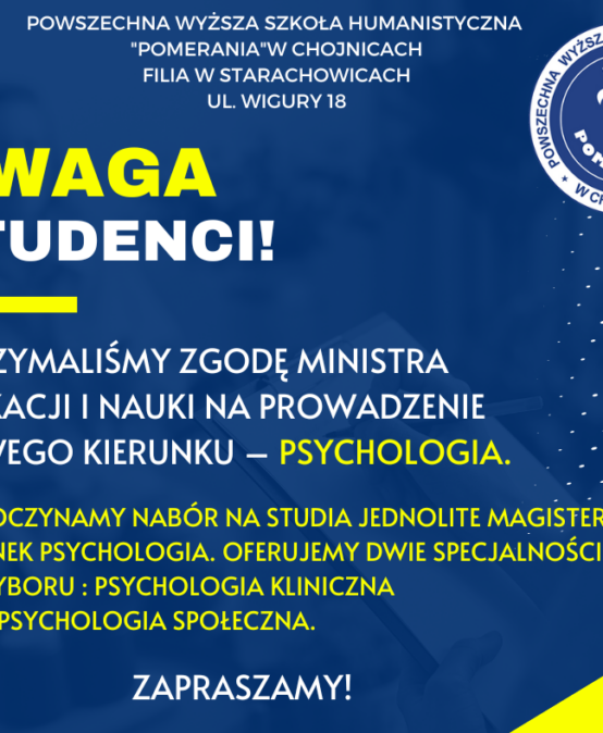 Psychologia – Nowy Kierunek